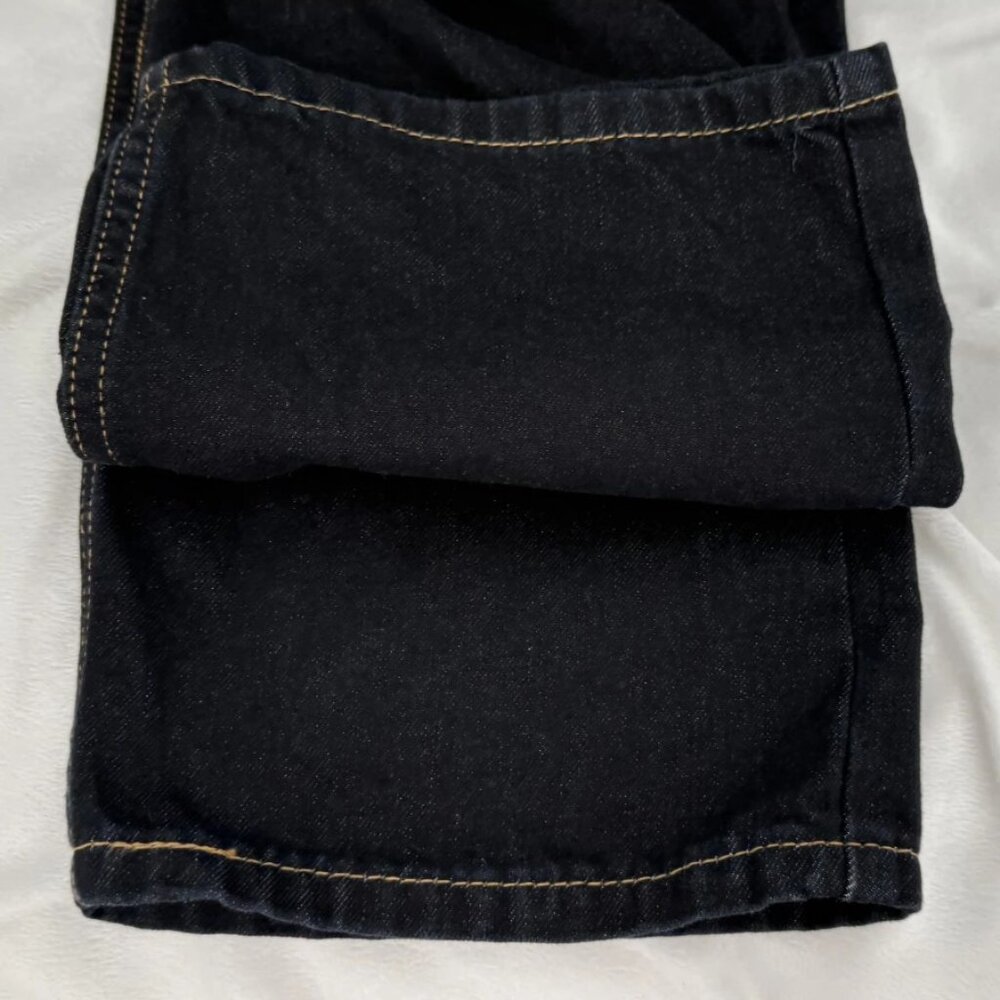 Levi's 513 Slim Straight Jeans Mens 38x30 Bastion Dark Wash Denim - Picture 7 of 8